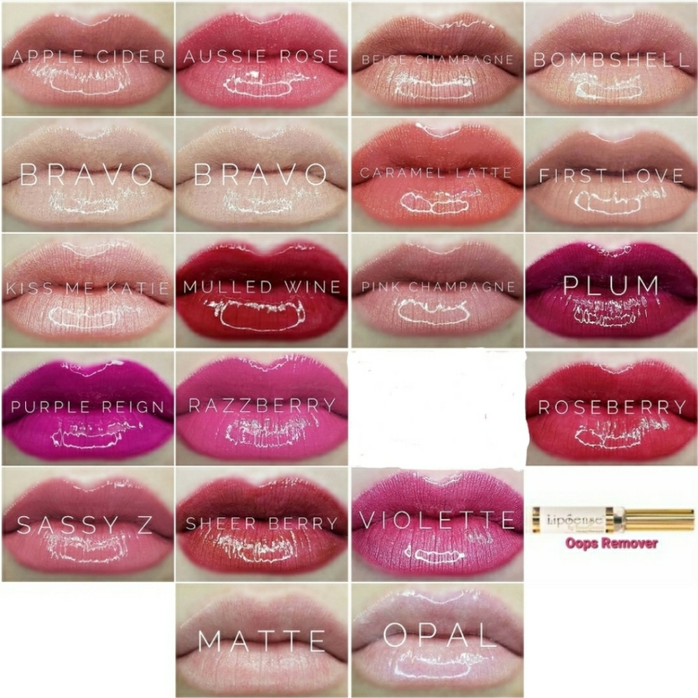 21 Piece Lot/Bundle LipSense Lip Color & Glosses